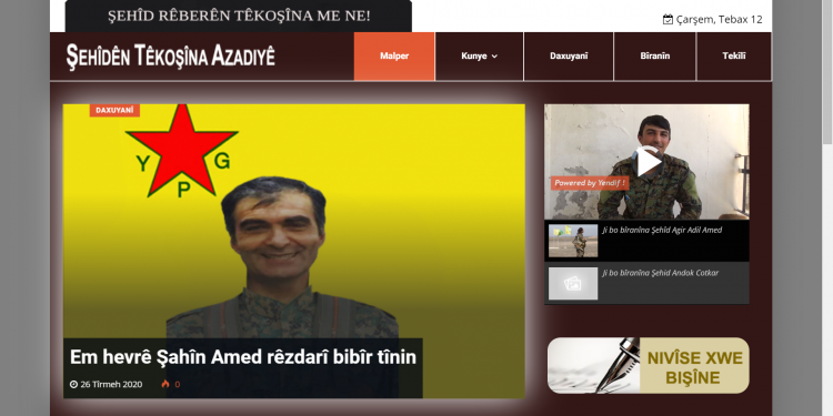Rojava Şehitleri sitesi yayına başladı