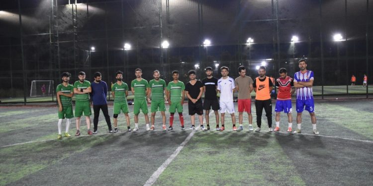 Şehîd Navdar Kerkûkî futbol turnuvasın son maçları oynanıyor