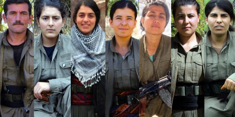 YRK şehit düşen 7 gerillanın kimliklerini açıkladı