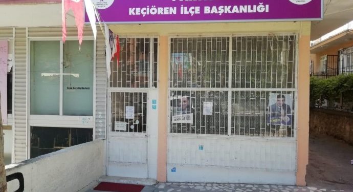 HDP ilçe binasına saldırı