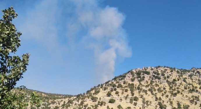 Gabar Dağı’nda yangın