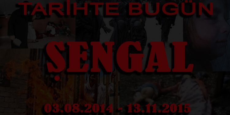 3 Ağutos : Kanayan Yara Şengal