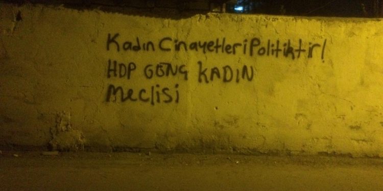 Wan’ın bir çok semtinde yazılama eylemi