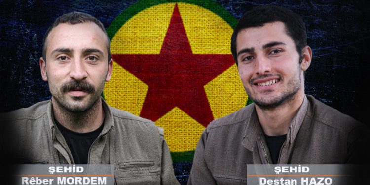 HPG Wan’da şehit düşen 2 gerillayı andı