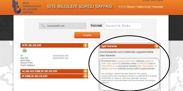 Ajansımıza erişim engeli: nuceciwan53.com yayında