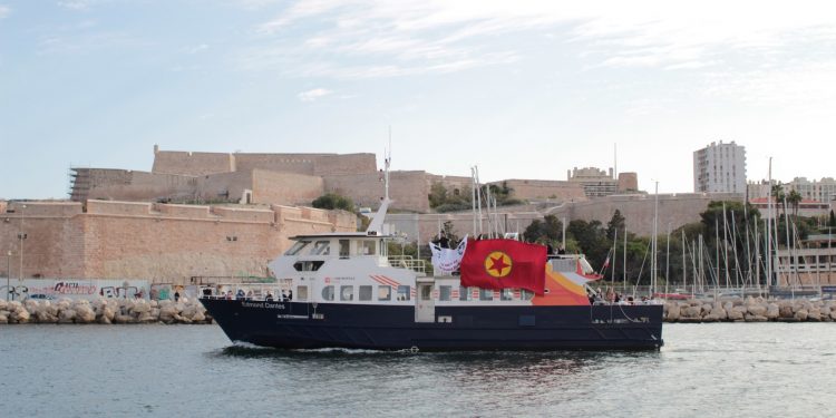 Turistik gemide sivil itaatsizlik eylemi: “Önder APO’nun fiziki özgürlüğünü hedefliyoruz”