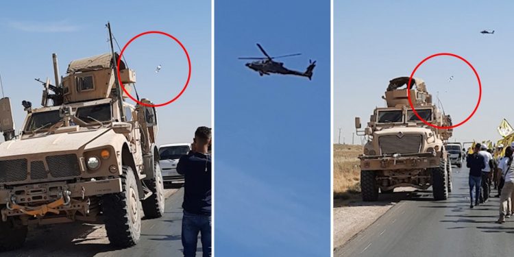 Uzun yürüyüş eylemcilerinden Amerika konvoyuna tepki