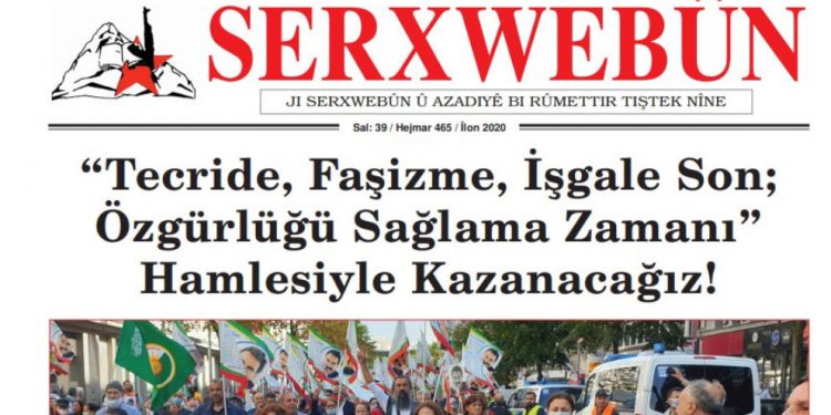 Serxwebûn gazetesinin 465. sayısı okuyucuyla buluştu
