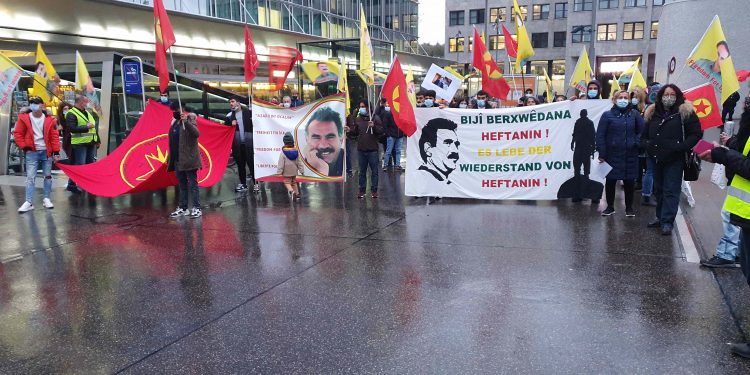 Kürt gençlerinin “Öcalan’a Özgürlük” eylemleri kesintisiz sürüyor