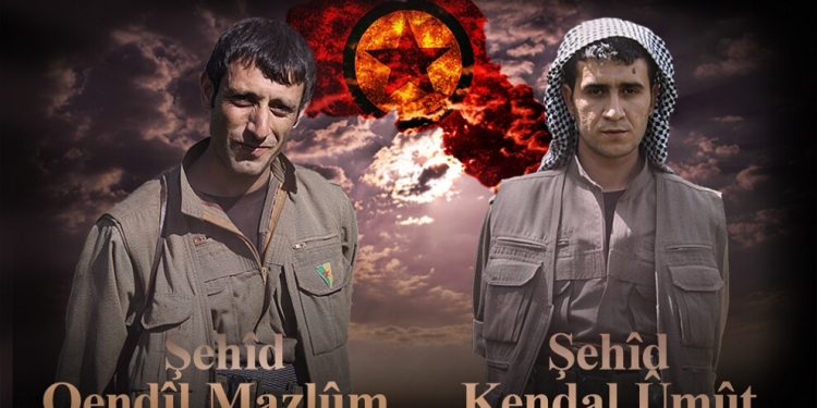 HPG Colemerg’de şehadete ulaşan iki gerillayı andı