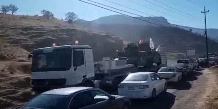 KDP, ihanetine devam ediyor: Garê bölgesine ağır silahlar sevk edildi