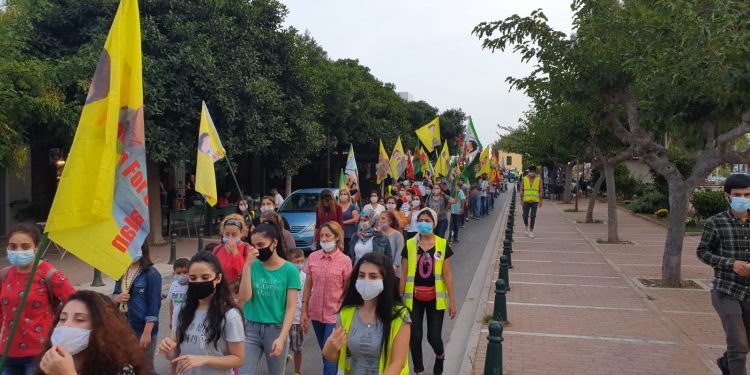 Lavrio’da uluslararası komplo kınandı