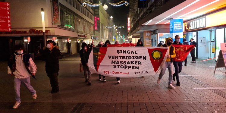 Dortmund’da gün boyu PKK kutlaması