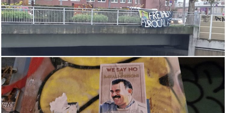 YENİLENDİ – Almanya’da gençlerden “Öcalan’a Özgürlük” eylemleri