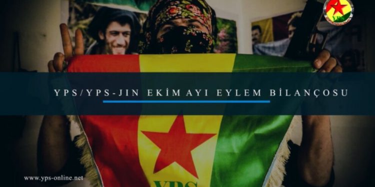 YPS ve YPS-JIN Ekim ayı eylem bilançosunu açıkladı