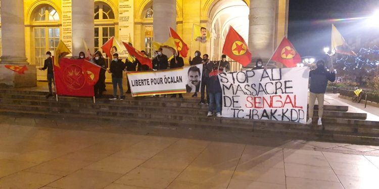 TCŞ Bordeaux: “Şengal’den kaçanların yeni bir ihanetine daha izin vermeyeceğiz”