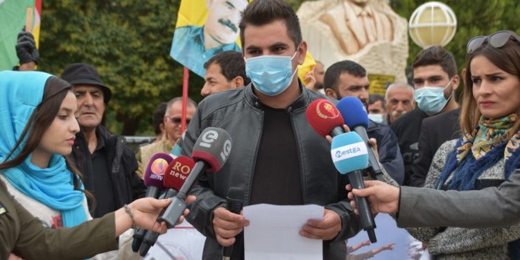 YNK asayişi Başur gençliğinin eylemine saldırdı