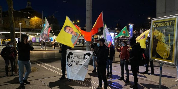 Gençlerden Luzern’de “Öcalan’a Özgürlük” eylemi