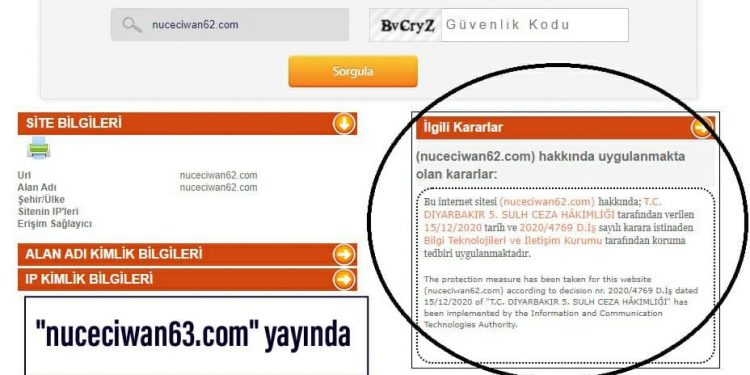 Ankara, Ajansımızı 10 günde bir engelliyor: nuceciwan63 yayında!