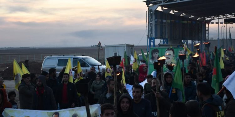 Çilaxa halkı büyük bir coşku ile uzun yürüyüş gençlerini karşıladı