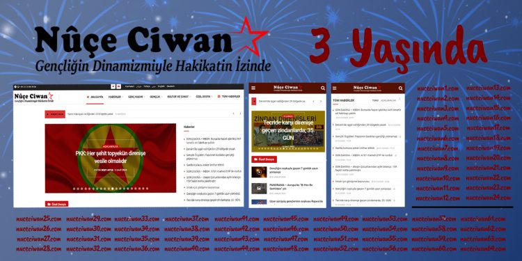 Nûçe Ciwan 3 yaşında