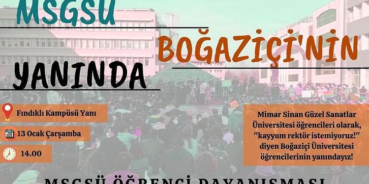 Mimar Sinan Üniversitesi kayyum rektöre karşı buluşuyor