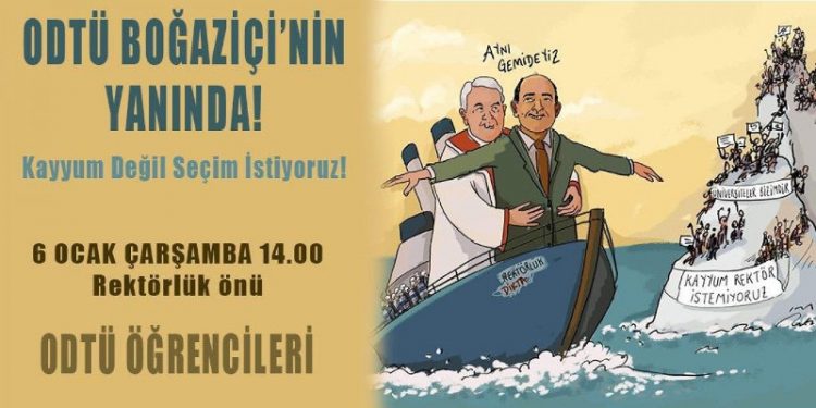 ODTÜ, Boğaziçi’ne destek için buluşma çağrısı yaptı