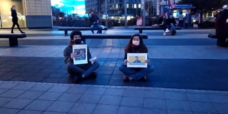 SGDF üyeleri Gökhan Güneş için oturma eylemi başlattı