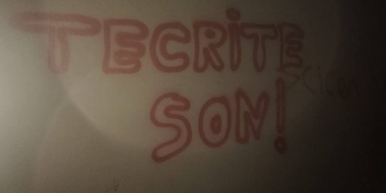 Mêrdîn Gençlik Meclisi’nden tecrite karşı yazılama