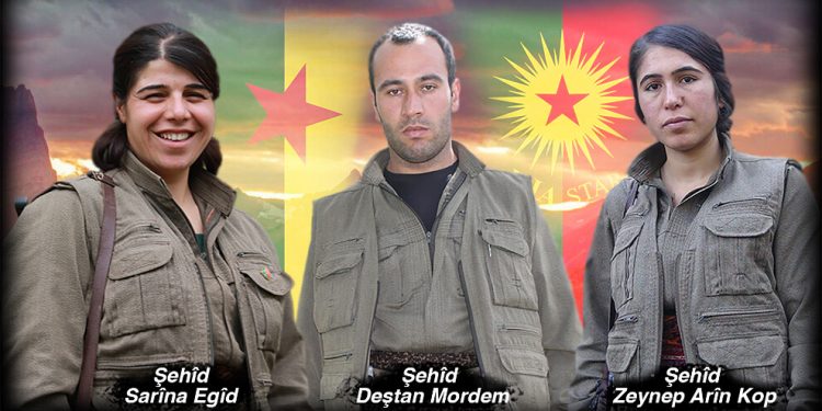 HPG Wan’da şahadete ulaşan 4 gerillayı andı