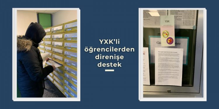 YXK’li öğrencilerden direnişe destek