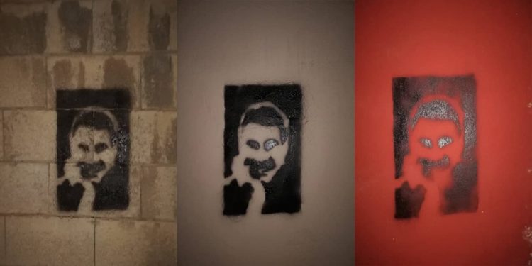 Gençlik sokakları Halklar Önderinin posterleri ile donattı