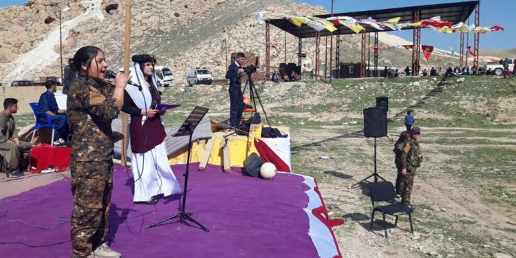 Şengal’de büyük 8 Mart kutlaması