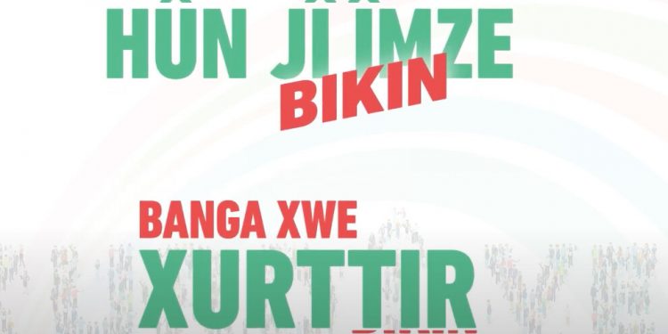 “Kürtçe resmi dil olsun” kampanyasına destek