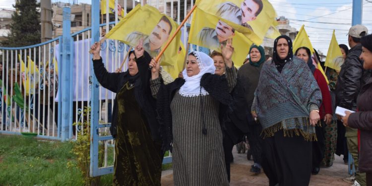 Qamişlo’da Halklar Önderi’nin özgürlüğü talebi ile çadır eylemi başlatıldı