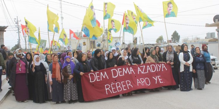 Mexmur Halkı: Önder APO’nun binlerce fedaisi var kimse Kürt halkını sınamasın!