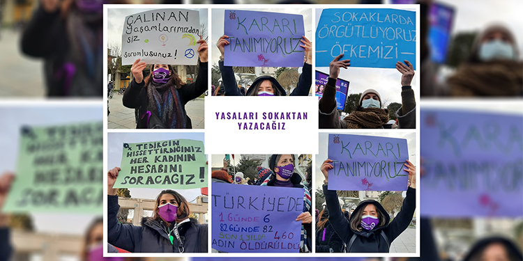 Kadınlar Eylemde: Yasaları sokaktan yazacağız