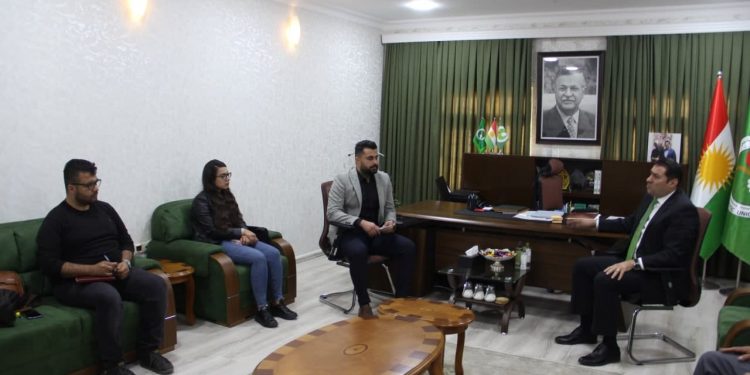 Rojava gençliği Başûrê Kurdistan partileri ile görüştü