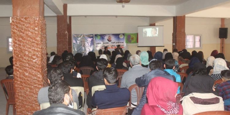 Reqqa’da gençlik katliamlara ilişkin seminer gerçekleştirdi