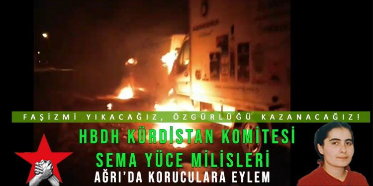 SON DAKİKA – HBDH Kürdistan Komitesi Şehit Sema Yüce Milislerinden koruculara eylem