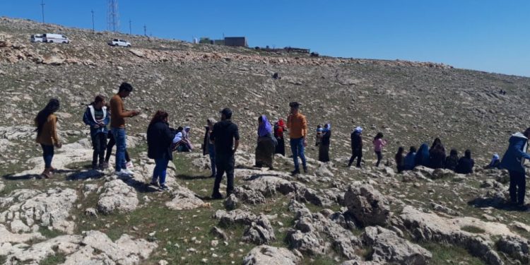 Şengal halkı tasfiye planlarına karşı Şengal dağında direniş nöbetine başladı