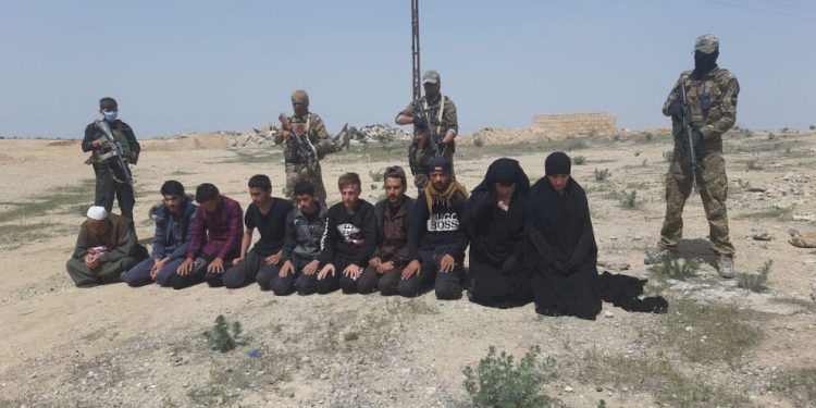 Hol Kampı’nda kaçmaya çalışan 13 kişi yapılan operasyonla yakalandı