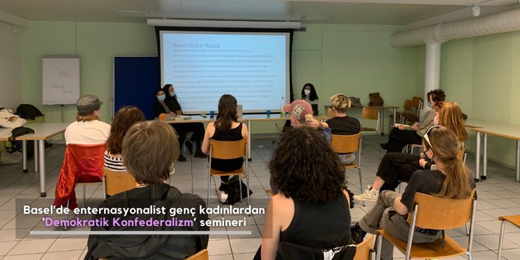 Basel’de enternasyonalist genç kadınlardan ‘Demokratik Konfederalizm’ semineri