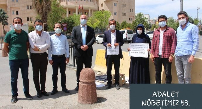 Şenyaşar Ailesi’nin eylemi 53’üncü günde; Fiziksel kısıtlamalar mücadelemizi engelleyemez