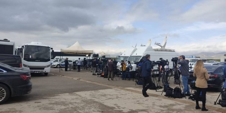 Kobanê duruşmasında MA muhabirlerinin çekim yapması engellendi