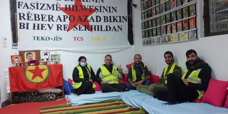 Lavrio’da açlık grevi eylemi 20’nci grupla devam ediyor