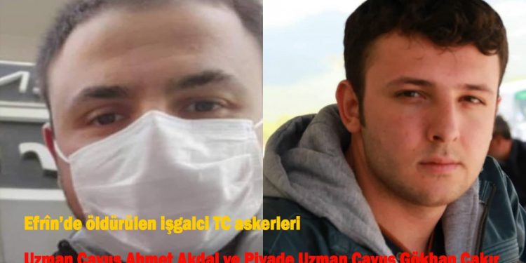 SON DAKİKA – Efrîn’de 4 işgalci TC askeri öldürüldü