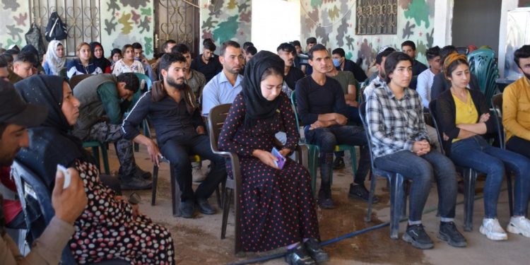 Seferberlik çadırına Tirbespiyê ve Çilaxa gençliğinden ziyaret