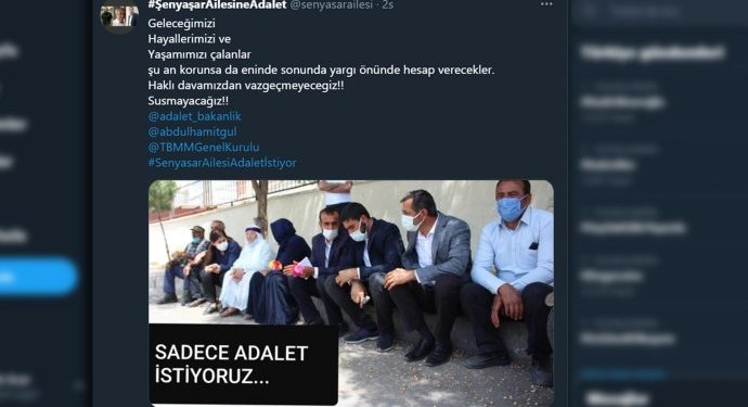 “Geleceğimizi ve yaşamımızı çalanlar eninde sonunda yargı önünde hesap verecekler”