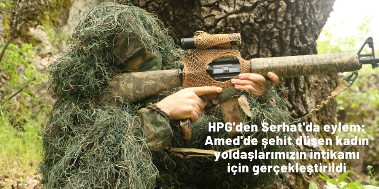 HPG’den Serhat’da eylem: Amed’de şehit düşen kadın yoldaşlarımızın intikamı için gerçekleştirildi
